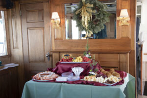 Entertaining on Mauretania