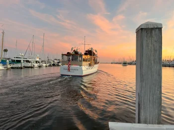 Los Angeles Harbor Cruise at Sunset aboard Mauretania